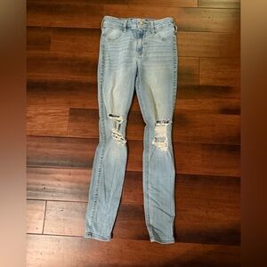 Hollister Faded Blue Denim skinny jeans